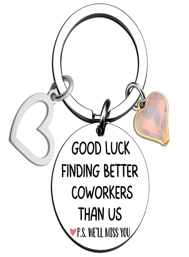 Aisity Coworker Leaving Gifts for Women Unique Farewell Goodbye Going Away Gifts for Coworkers Small Gift for Coworkers Women-Good Luck Finding Better Coworker Than Us Key Chain Co Workers Gift Ideas - Image 1
